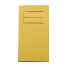 Classmates 200 x 100mm Notebook 32 Page, 8mm Ruled, Yellow - Pack of 100